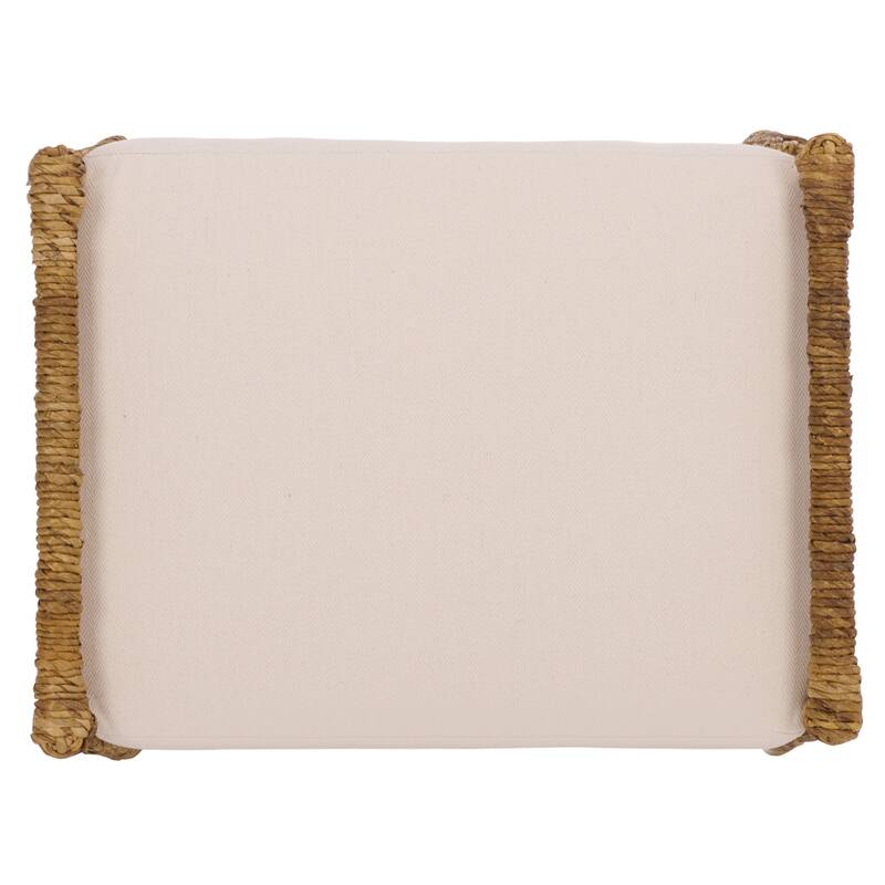 SAFAVIEH Home Iveliz Ottoman with Cushion