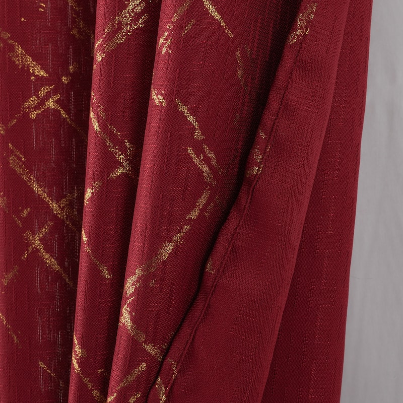 Soho Foil Print Window Curtain 90"