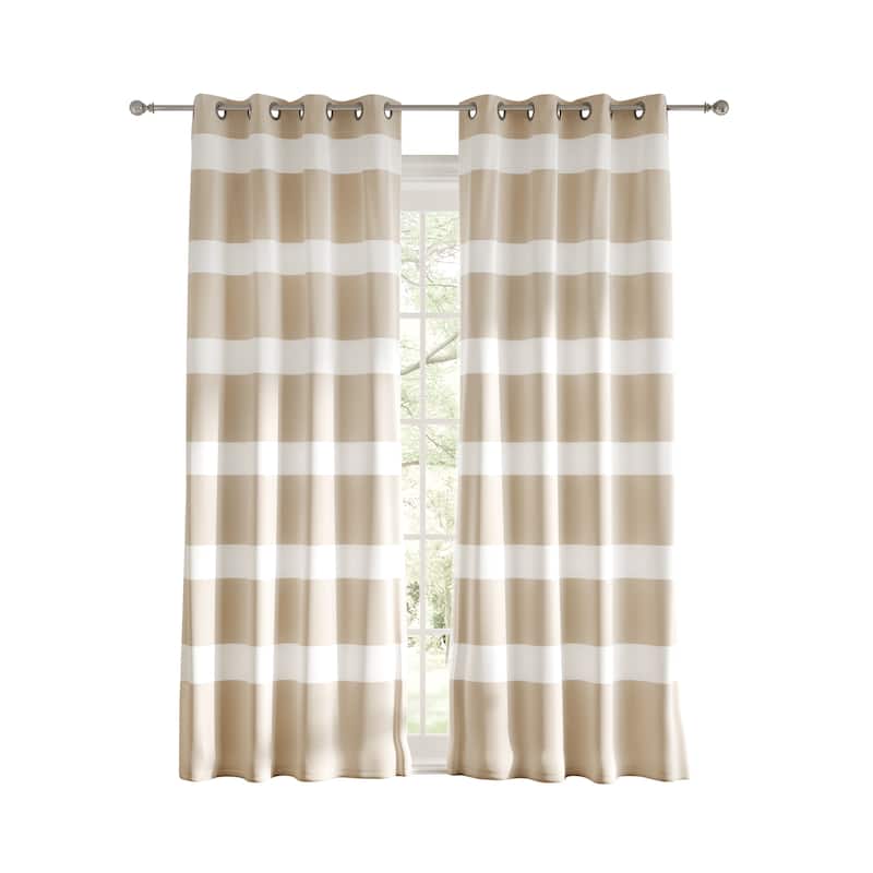 Tommy Hilfiger Brenton Stripe Curtain Panel Pair