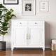 preview thumbnail 81 of 92, WYNDENHALL Hampshire 40" Wide Solid Wood Traditional Entryway Storage Cabinet - 40"w x 15"d x 36" h White
