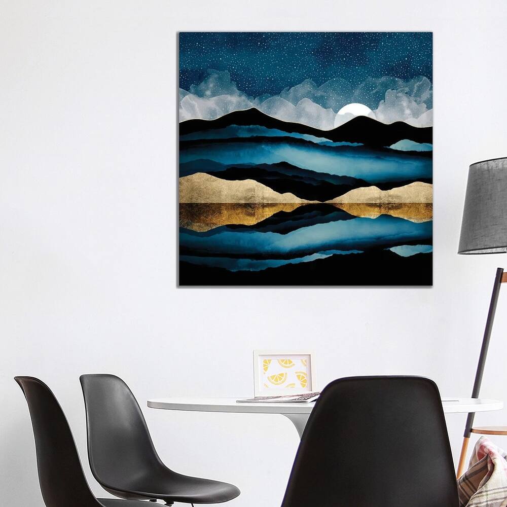 iCanvas "Midnight Mountain" by SpaceFrog Designs Canvas Print
