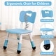 preview thumbnail 3 of 28, Kids Table and Chairs Set, Height Adjustable Desk with 4 Seats for Ages 2-10
