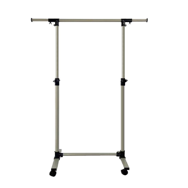Short Clothing Racks for Hanging Clothes with Bottom Shelves and Wheels Heavy Duty Rolling Clothes Rack Kids Clothing Rack