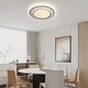 Modern LED 3 Colors Flush Mounted Ceiling Light - 19.69*1.77inch - On ...