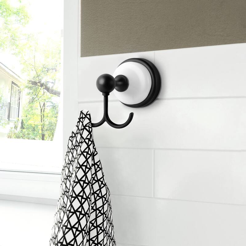 Design House Savannah Towel or Robe Hook - Matte Black