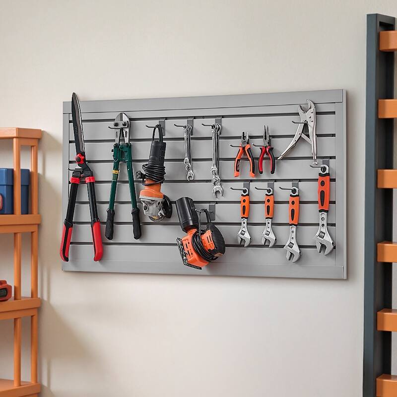 PVC Garage Slat Wall Panel with Modular Design and Suitable for Both Indoor and Outdoor Use