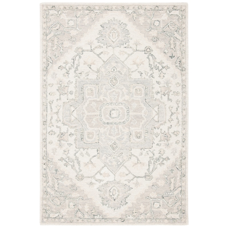 SAFAVIEH Handmade Blossom Agripina Floral Wool Rug