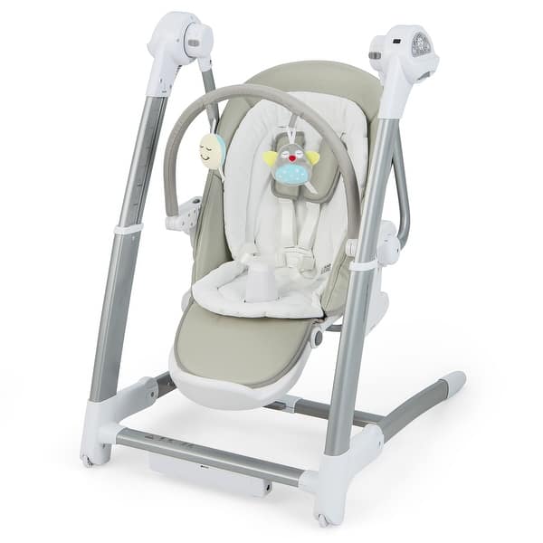 Babyjoy 3in1 Baby Swing & High Chair with 8 Adjustable Heights