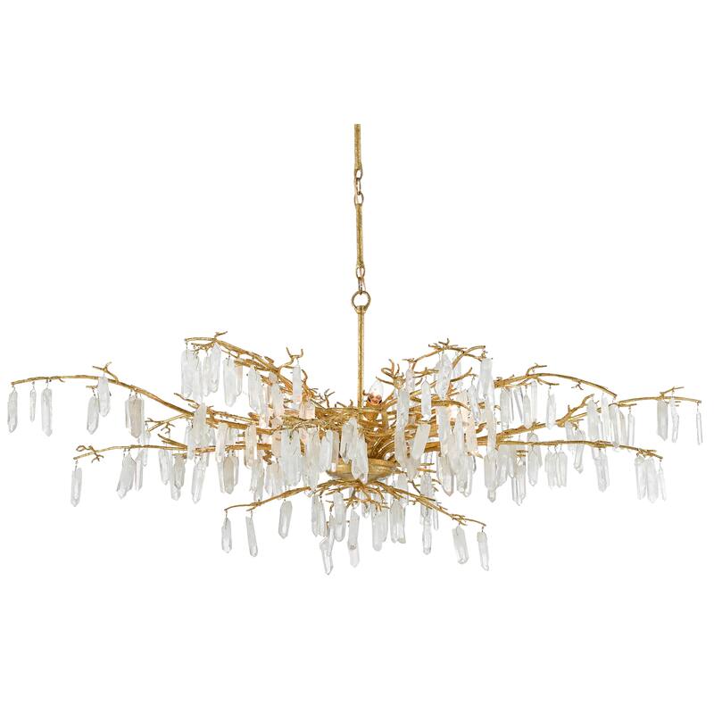 Currey & Company Forest Dawn Chandelier - 23"h x 60.25"dia