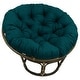 preview thumbnail 18 of 16, 48-inch Indoor/Outdoor Papasan Cushion (Cushion Only) Sea blue