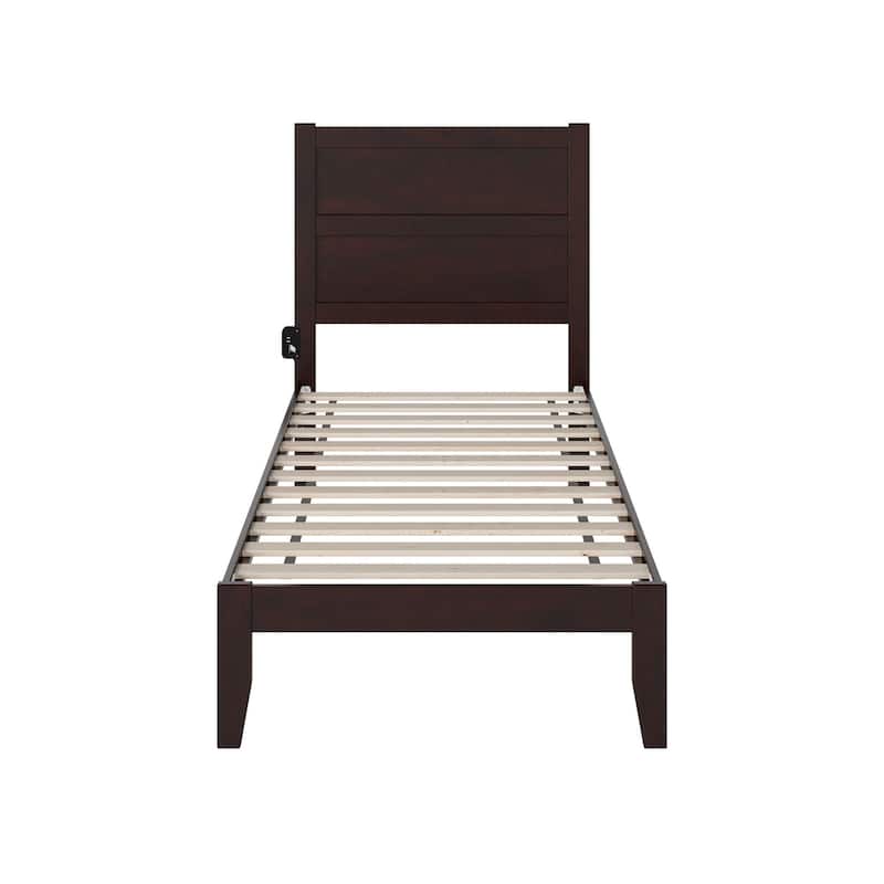 NoHo Twin Platform Bed in Espresso