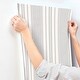 preview thumbnail 5 of 5, A-Street Prints Navarres Stripe Charcoal Faux Linen Wallpaper