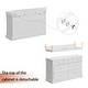 preview thumbnail 16 of 14, White Baby Changing Table Dresser with 7 Drawers Nursery Storage Cabinet for Infant Essentials Chest