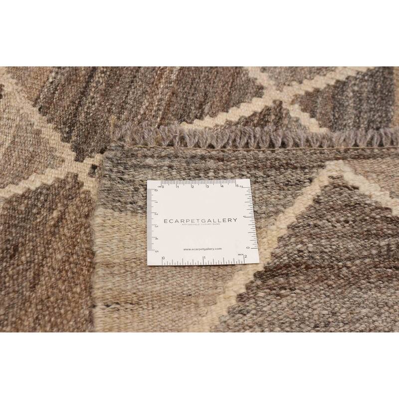 Sivas Taupe Kilim 4'11" x 6'4" - 4'11 x 6'4