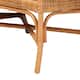 Baako Bohemian Light Honey Rattan 2-Piece Dining Nook Bench Set