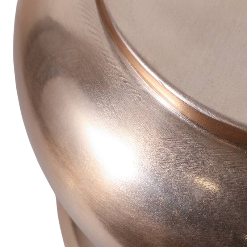 Metal Aluminum Sculptural Accent Table Savoir Trend - 20" Bronze - 20.0"