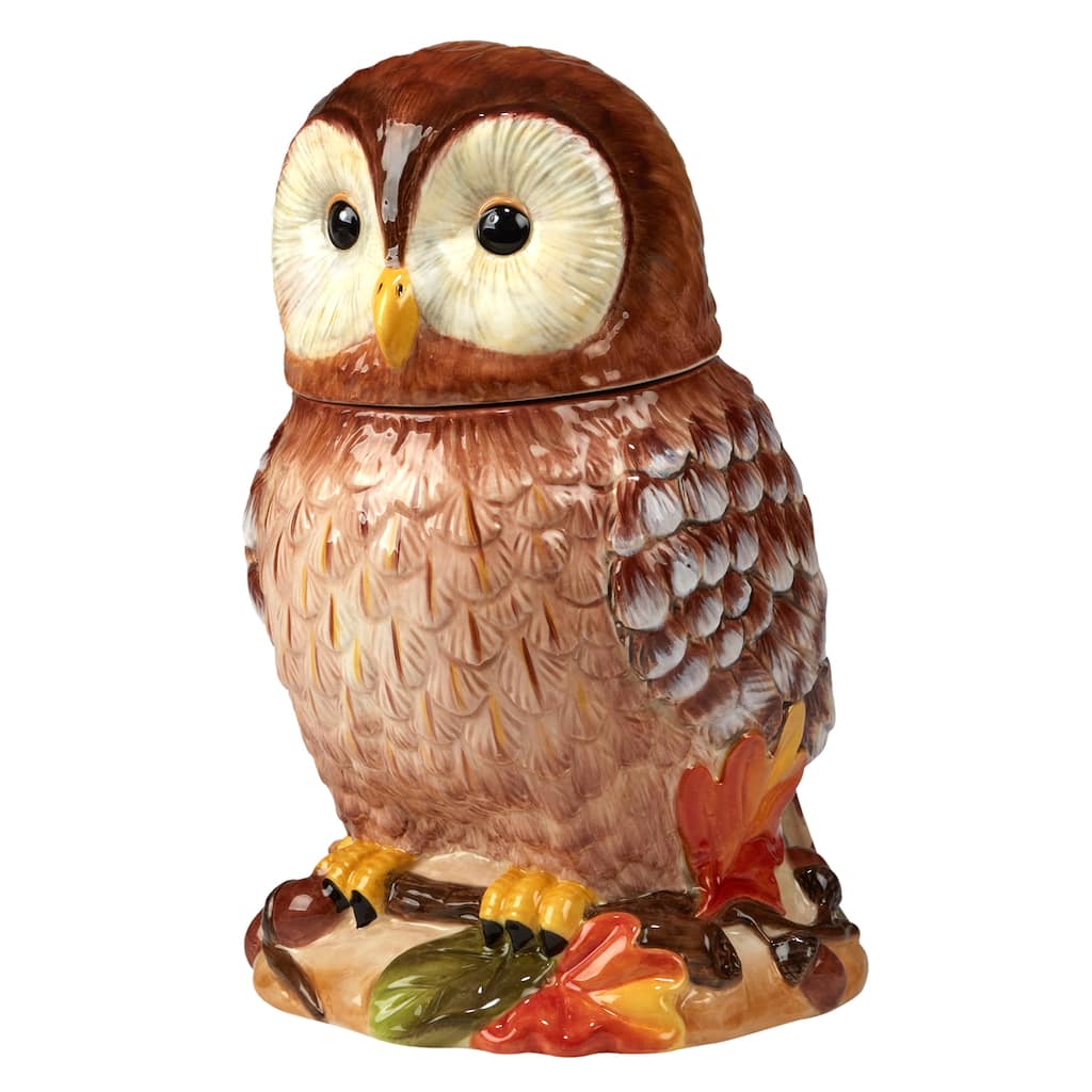 Certified International Pine Forest 60 oz. 3-D Cookie Jar