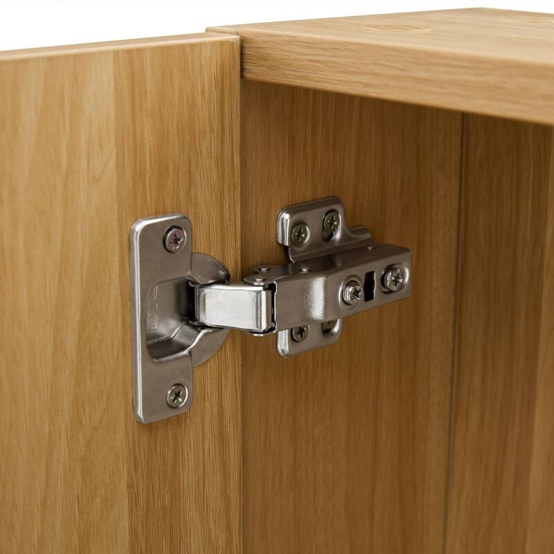 Wall-Mounted Bathroom Mirror Cabinet with Shelves, Towel Rack, and Storage Compartments，Over the Toilet Medicine Cabinet
