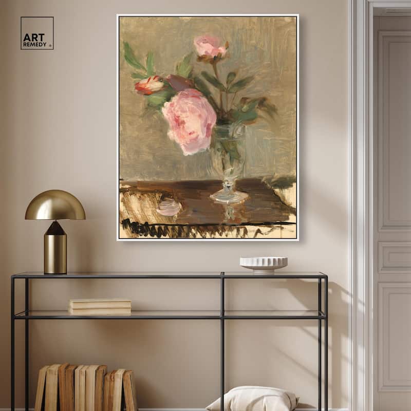 Moristot Peony Canvas by Art Remedy