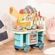 preview thumbnail 2 of 3, Kids Kitchen Food Stand with Play Food, Cashier Register, Accessories Ages 3- 6