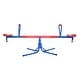 preview thumbnail 1 of 5, Extendable Outdoor Red and Blue Metal Rotating Seesaw Kids - See Saw