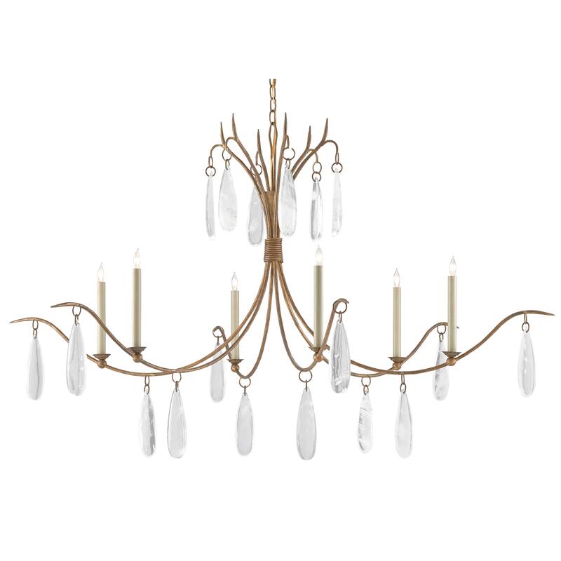 Currey & Company Marshallia Chandelier - 36"h x 59"dia