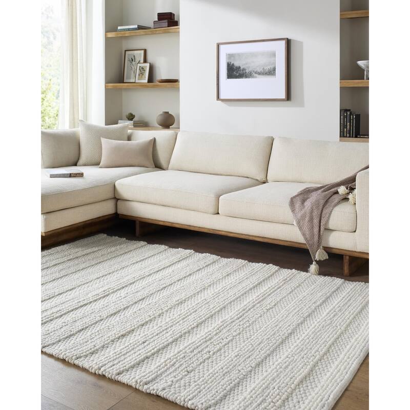 Livabliss Cloud 19 Global Area Rug - Cream - 9' x 12'