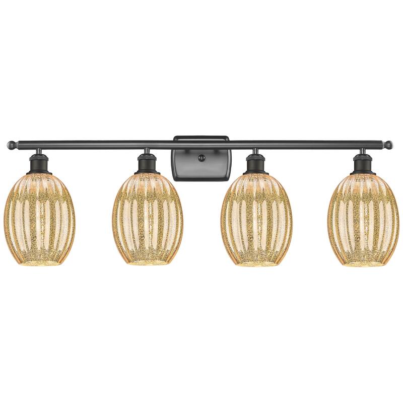 Innovations Lighting 516-4W-12-37 Preston Vanity Preston 4 Light 37" - Oil Rubbed Bronze / Mercury