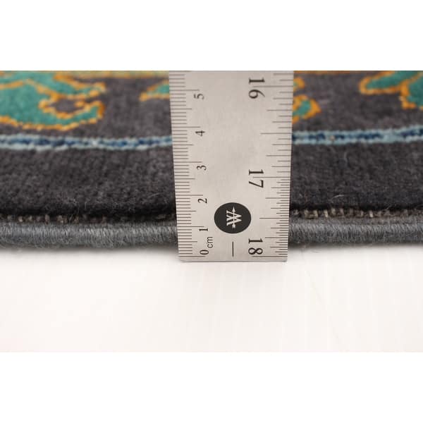 ECARPETGALLERY Handknotted Lahore Finest Collection Grey Wool Rug 8