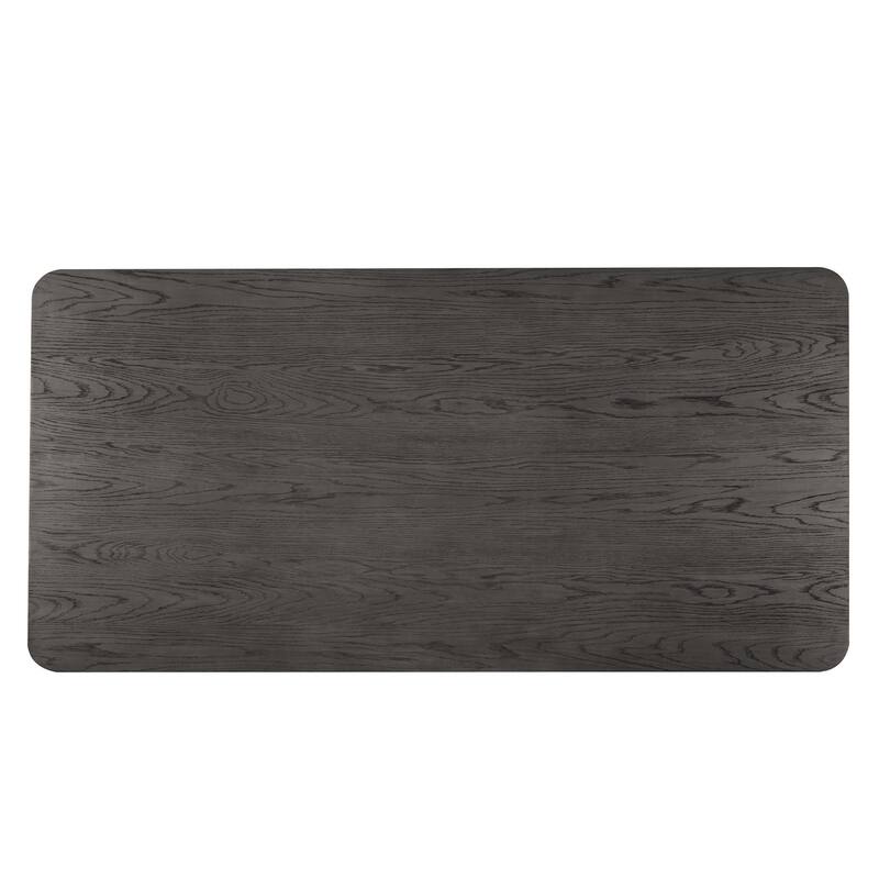 Furniture of America Piez Modern 83-inch Wood Dining Table with Trestle Base