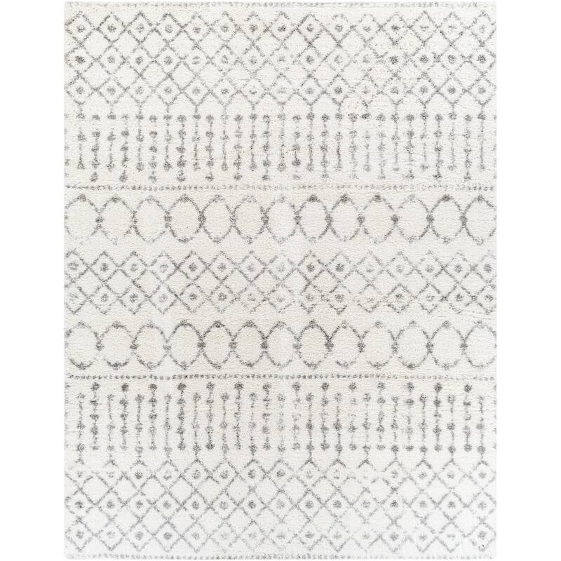 Livabliss Aliyah Shag Moroccan Tribal Area Rug
