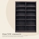 preview thumbnail 5 of 15, Concepts in Wood Double Wide Wood Bookcase, 12 Shelf, 84 inch Tall