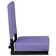 2 Pack 500 lb. Rated Lightweight Stadium Chair-Handle-Padded Seat