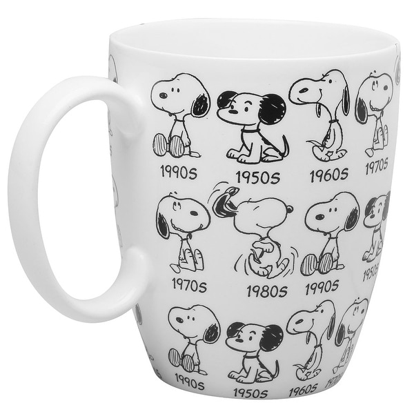 Department 56 Peanuts Snoopy Mug - 65th Anniversary Collector's Edition Coffee Cup - White - 5 in. x 5 in. x 5 in.. Opens flyout.