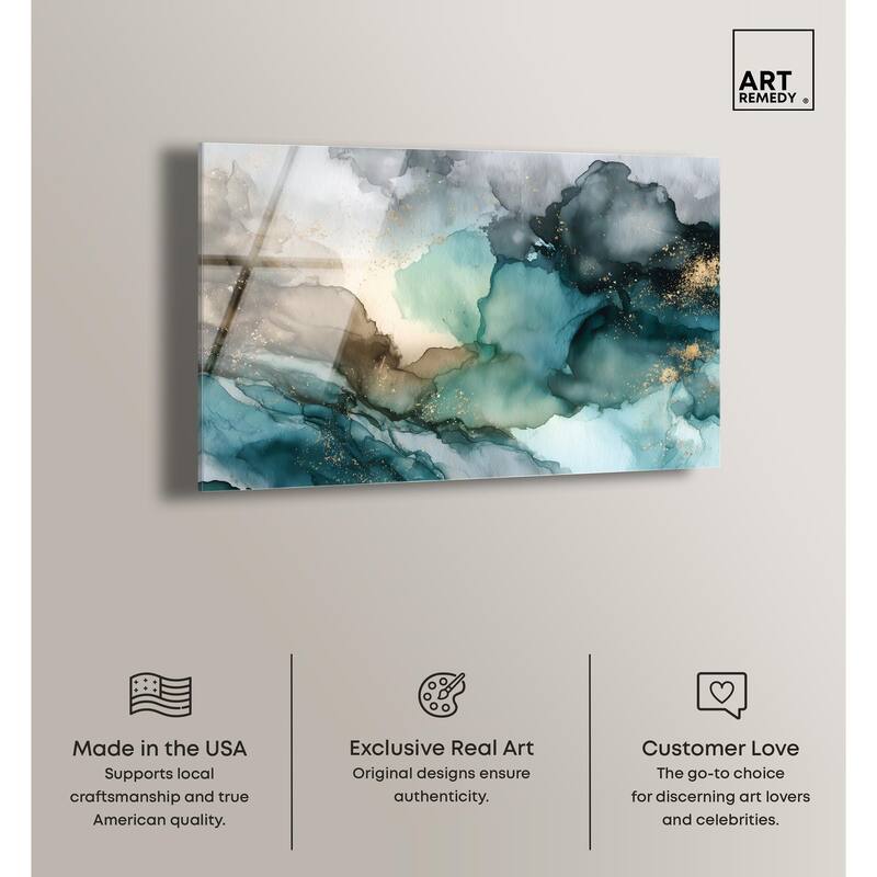 Veiled Inlet Acrylic by Art Remedy, Ready to Hang