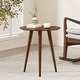 preview thumbnail 1 of 12, Evie Wood End Table with Faux Wood Overlay by Christopher Knight Home - 20"L x 20"W x 22"H