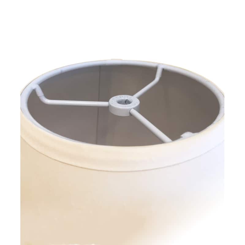 6x18x13 Creme Brulee Eggshell Empire Hard Back Lamp Shade