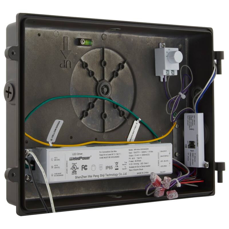 Emergency Architectural LED Wall Pack CCT Selectable 3K/4K/5K Wattage Adjustable Bypassable Photocell 120-277 Volt - Bronze