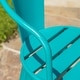 preview thumbnail 25 of 28, Colmar Outdoor 3-piece Bistro Set by Christopher Knight Home Matte Blue