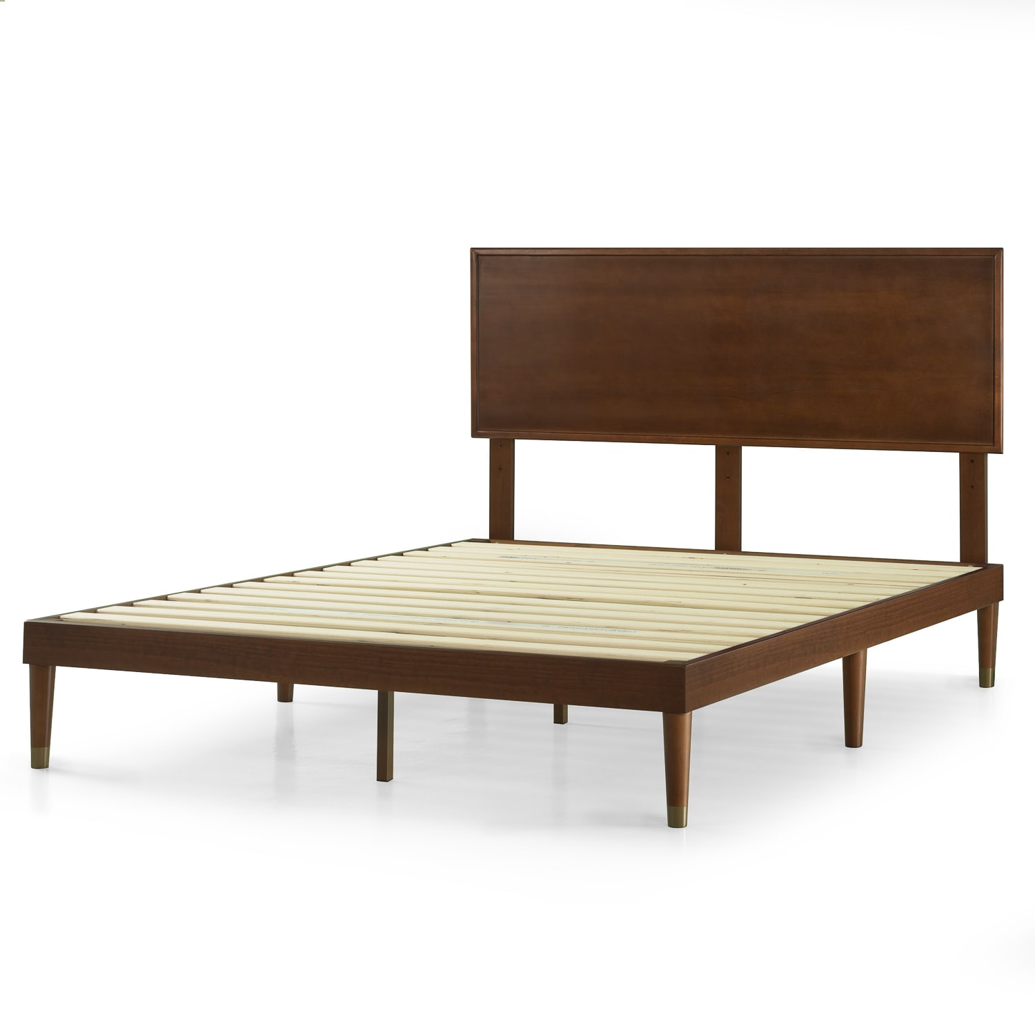 Zinus deluxe mid century platform shop bed