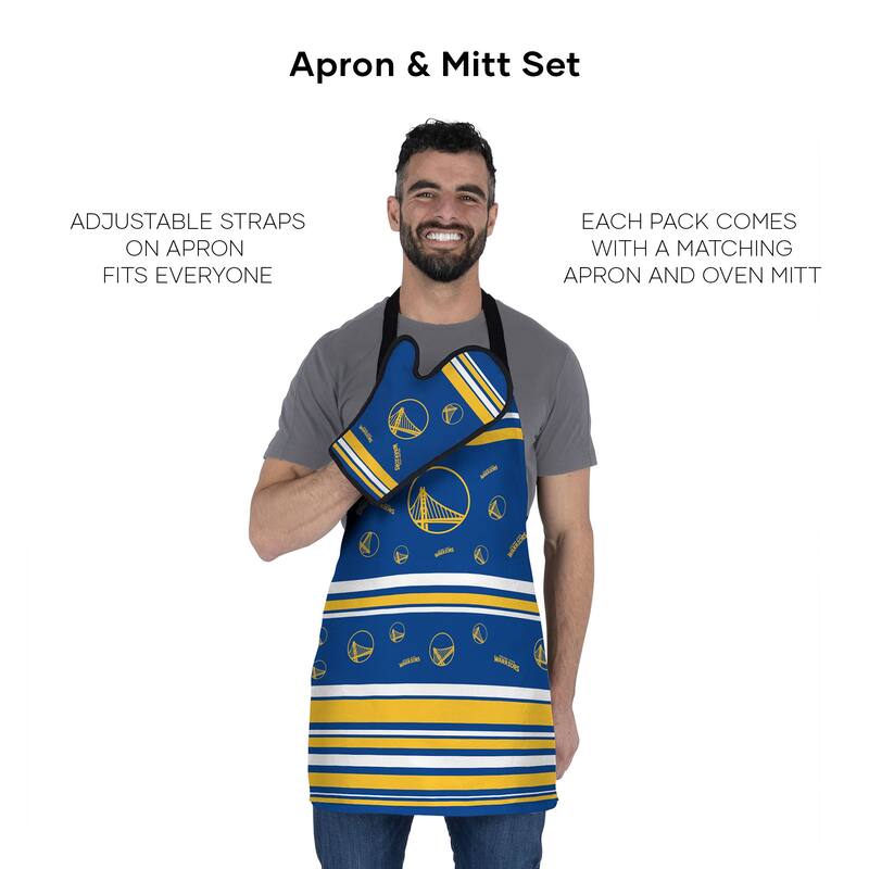 NBA Press Apron BBQ Mitt 2-piece Set