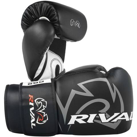 Rival Boxing RB2 2.0 Super Hook and Loop Bag Gloves - Black