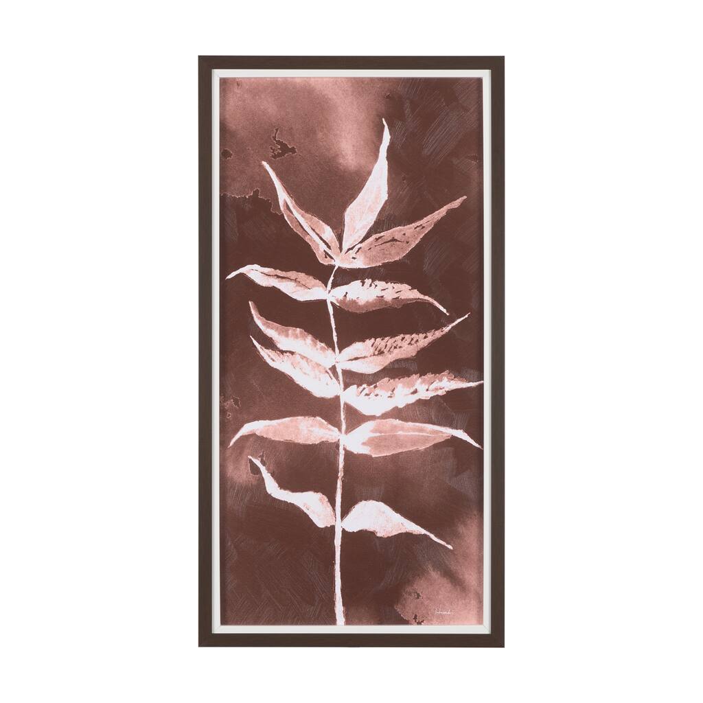 Sienna Silhouette II Framed Art Print