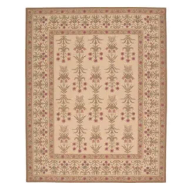 Nourison 16th Century Hand-hooked Wool Area Rug - 3'9" x 5'9" - Rectangle