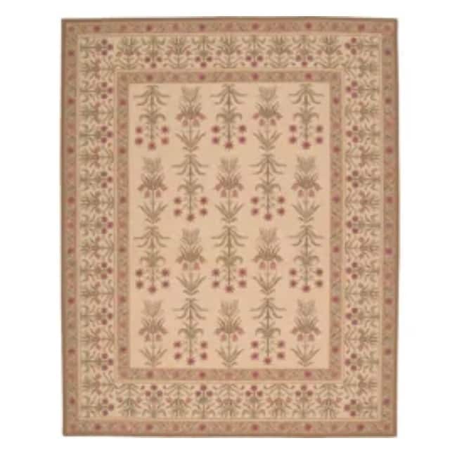 Nourison 16th Century Hand-hooked Wool Area Rug