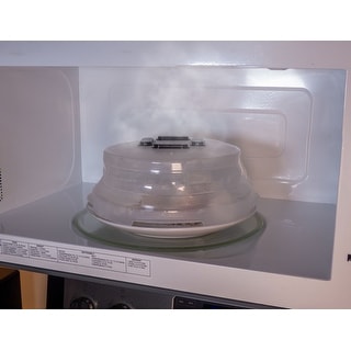 2 Microwave Hovering Anti Splattering Magnetic Food Lid Cover