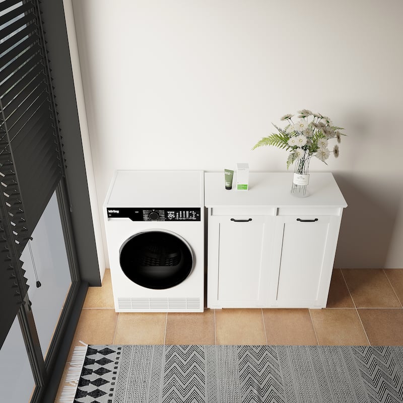 Laundry Cabinet ,with 2 Removable Liner Bags