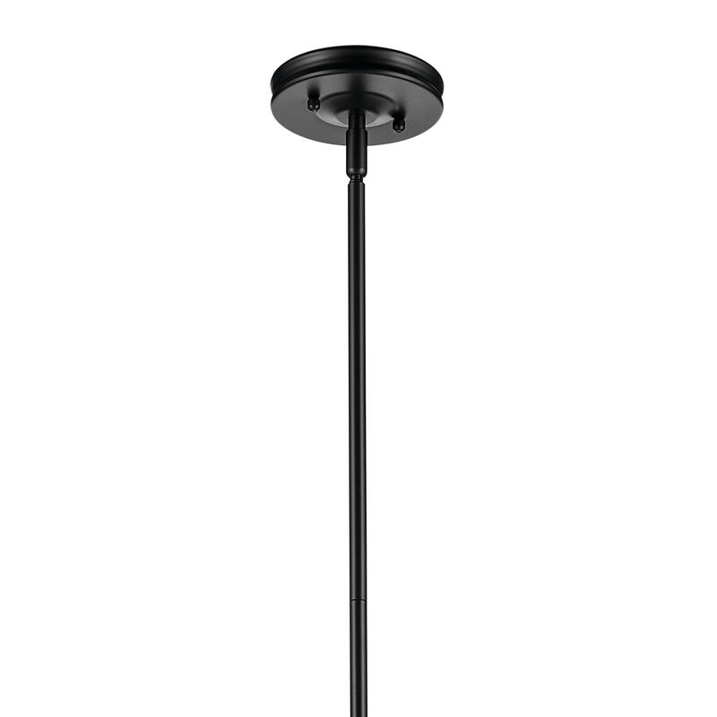 Kichler Lighting Laria 15 Inch 1 Light Pendant with Opal Glass in Black