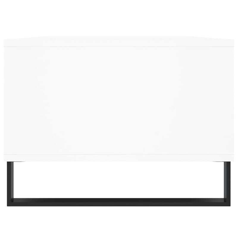 vidaXL Coffee Table White Engineered wood, metal Medium Coffee Table - 19.7 x 35.4 x 14.4 in