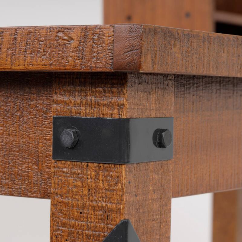 48 Inch Desk with USB Ports - Modern Computer Writing Table with Hutch